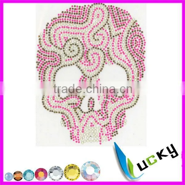 Wholesale !hot fix rhinestuds beads hotfix octagon round amethyst color