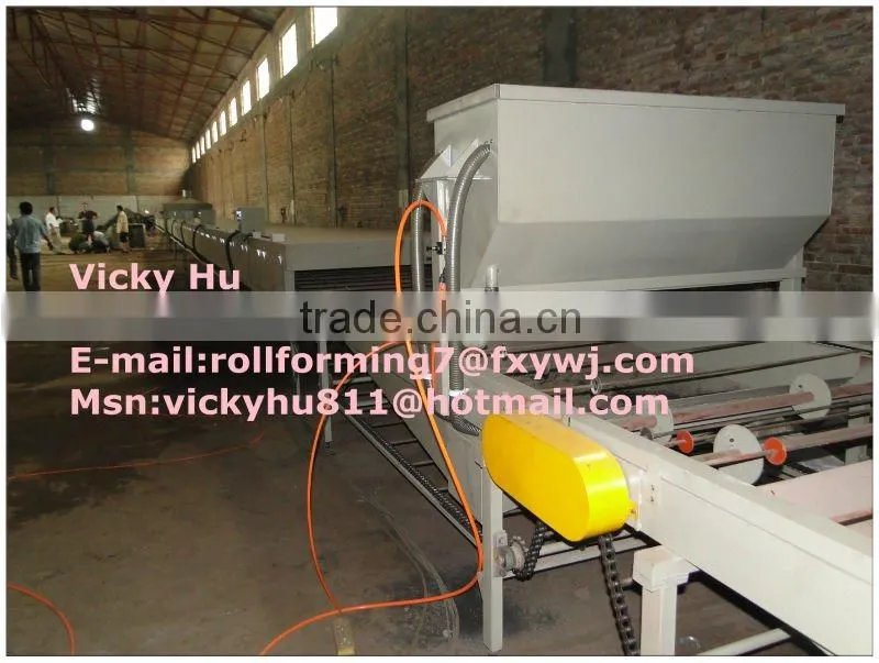 stone coated steel roof tile making machine