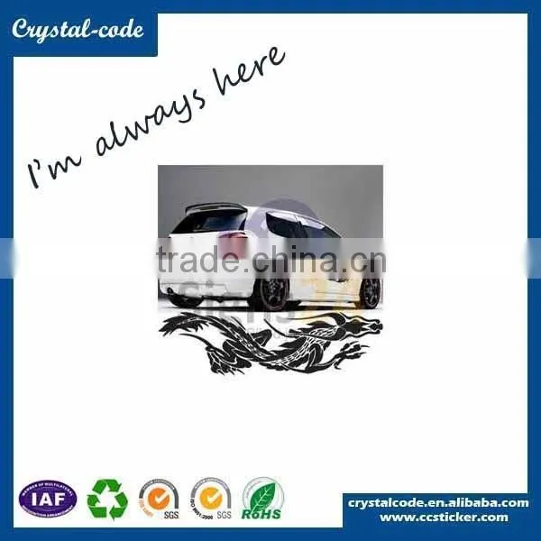 Custom car label sticker