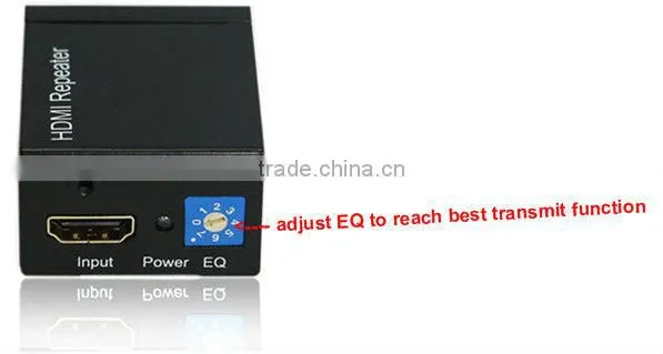 Best quality new arrival hdmi repeater extender 35 m with EQ 4K30Hz