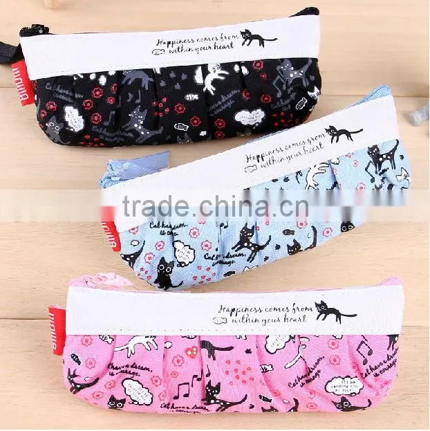 High School Canvas Pencil Case