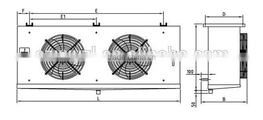 Mini cool cold room small portable evaporative air cooler