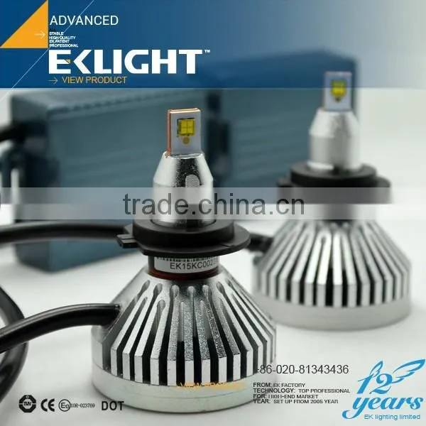 EK LIGHT Smart System TUV Factory 6-30V DRL Function H7 H4 D1 D2 D3 D4 Canbus h4 car led headlight