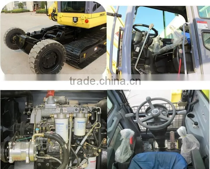 XINIU X8 8 ton mini excavator with 0.3 cbm bucket