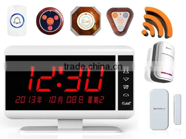 NEW wireless restaurant buzzer callers table call calling waiter pager system