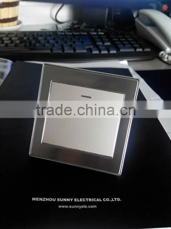 led push button wall light switch