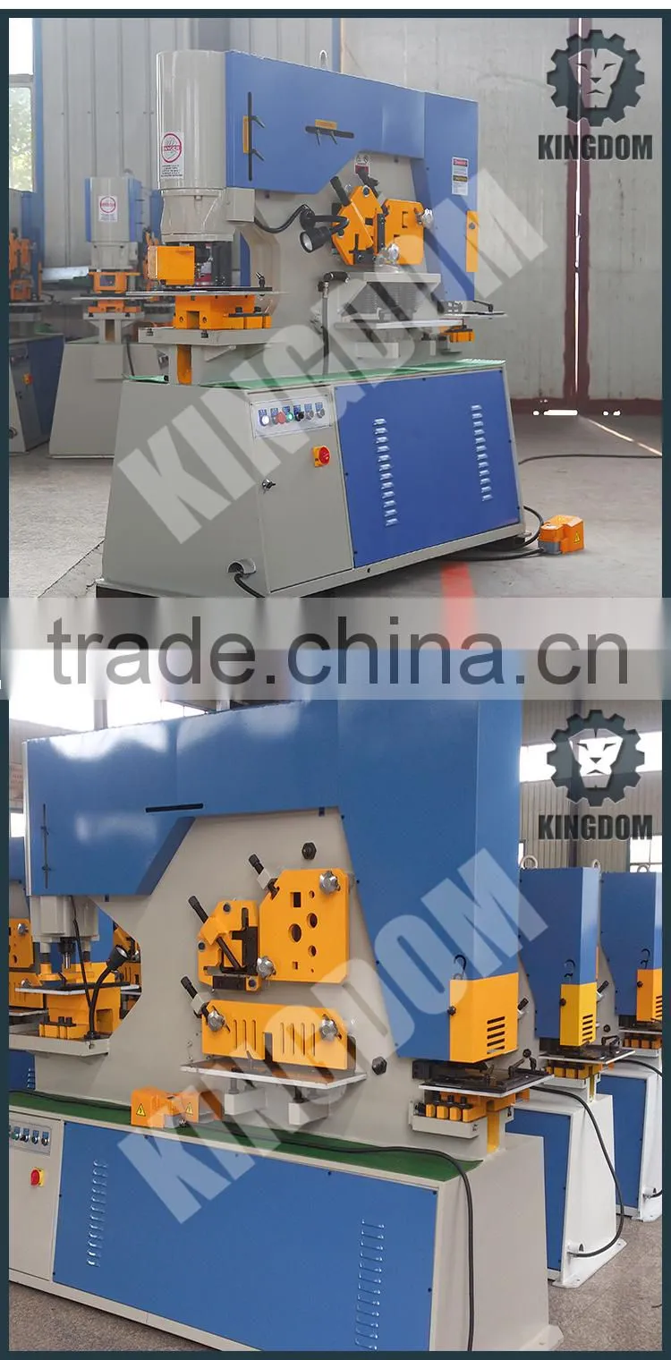 Kingdom Q35Y-50 250 ton China series hydraulic ironworker