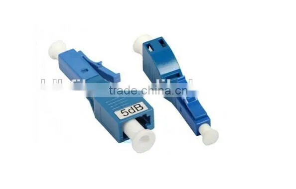 LC upc female to male 5dB fiber optic Attenuator, LC upc 5dB plug Fiber Optic Attenuator