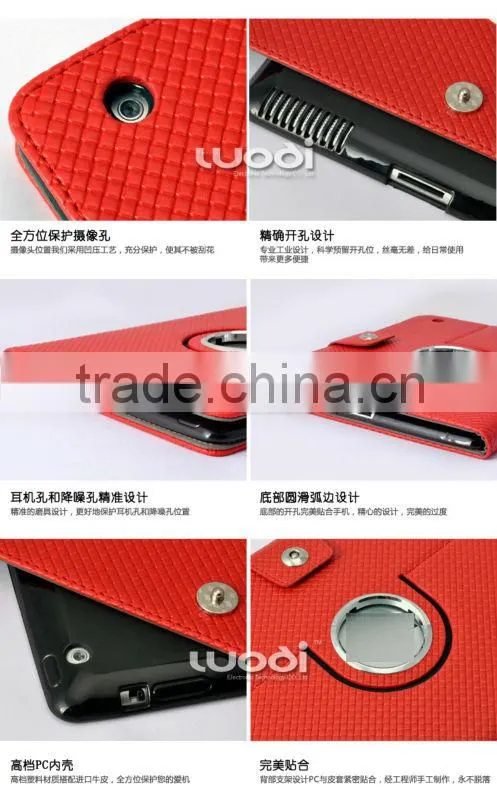Belt clip wallet leather flip stand case for tablet ipad case cover for ipad 2 3 4 case