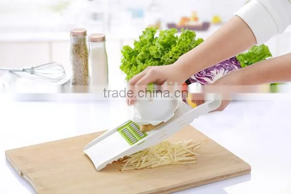 2016 New Kitchen Rectangle Grater/Slicer/Cutter/Shred with Five Blades