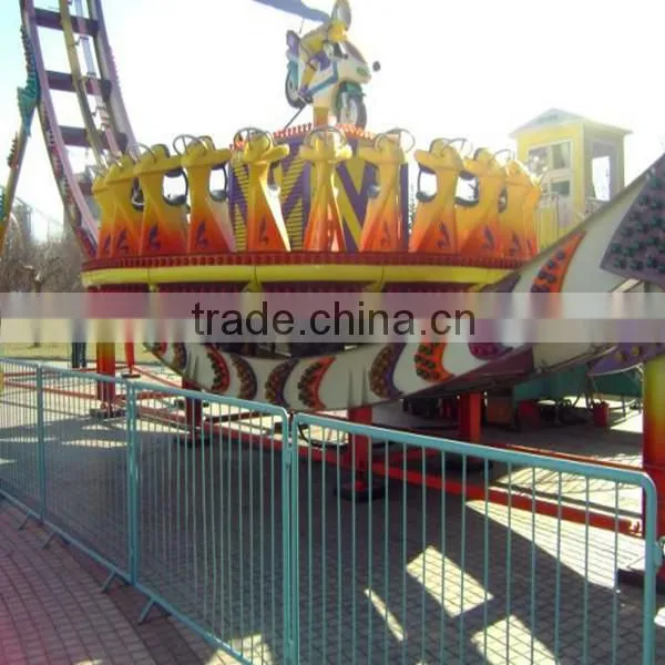 disco musical huge amusement ride flying saucer UFO play kids amusement rides