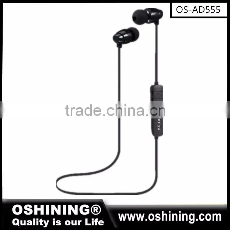 High speed connection rechargeable wireless sport bluetooth earphone