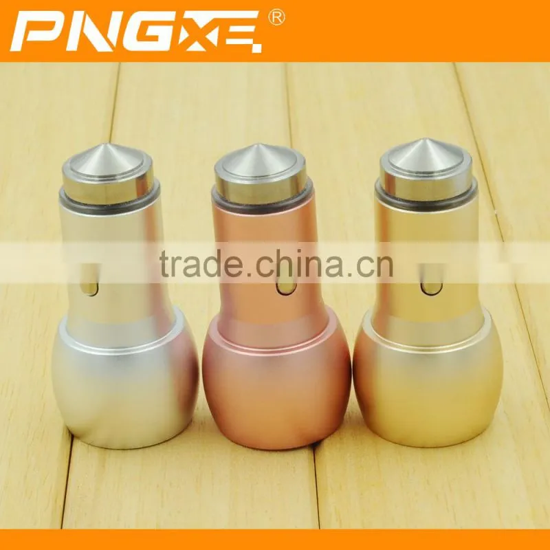 wholesale 2016 new products metal vehicle charger, metal usb car charger