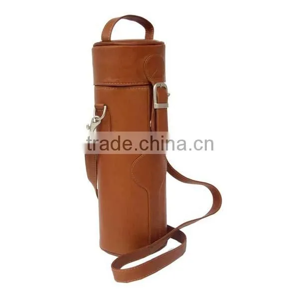 Piel Leather Single Deluxe Wine Carrier