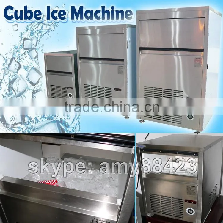 ice maker machine produces ice cube 25 by 25 mm
