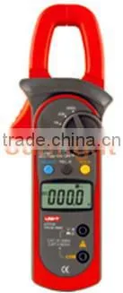 Digital Clamp Multimeter, AC/DC/Resistance/Frequency Meter, True RMS, 400A, UT204