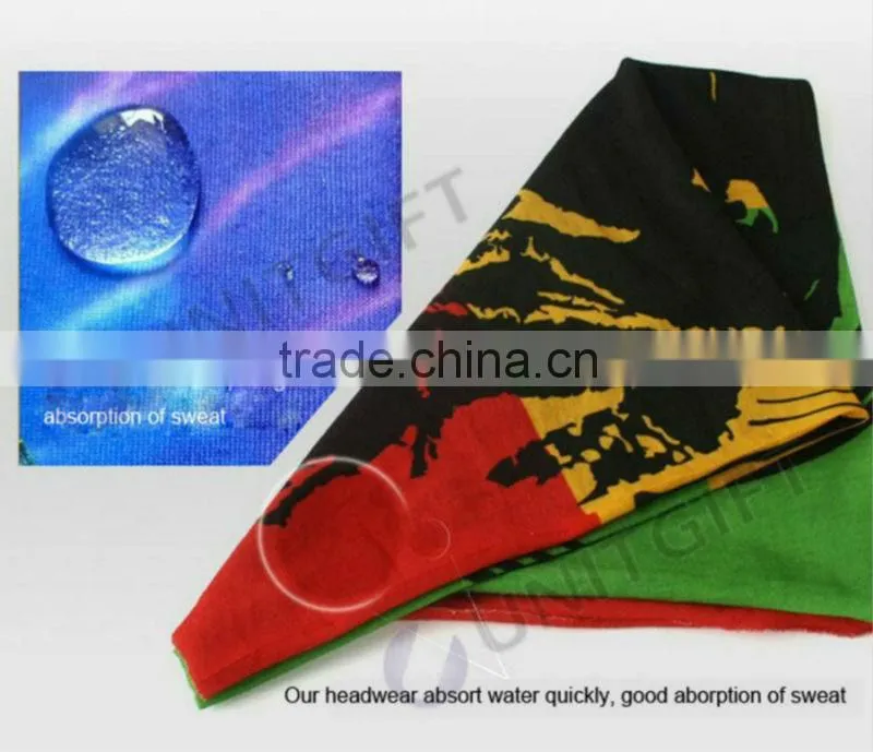 Fashion multifunctional bandana headband glow multifunctional bandana headband