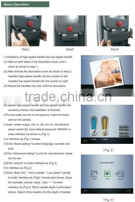 Advanced technology American Thermagic rf face lift machine