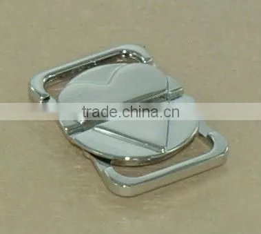 fashion round shape lettering belt buckle