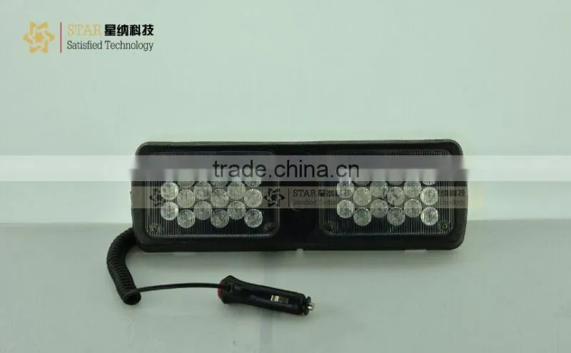 CE certificated 12V Wholesale 0.5W*36 led visor light bar led visor deck dash led lights