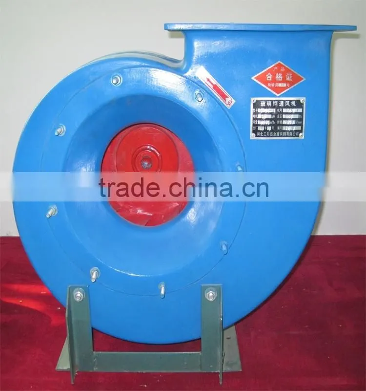 ISO Standard FRP industrial fan, centrifugal blower, centrifugal fan price
