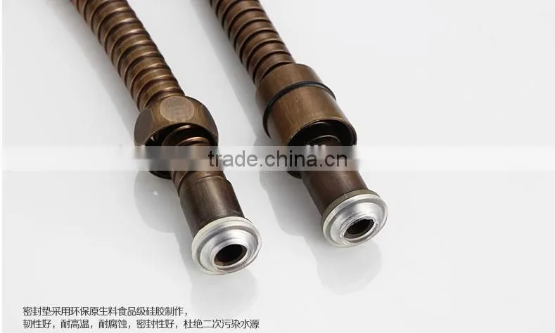 shower faucet accessory flexible faucet hose , stainless steel water faucet hose