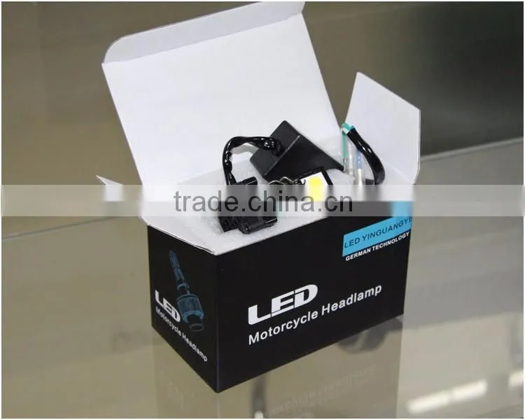 Factory directly wholesale 18W Motorcycle headlamp 3PCS*6W super bright COB LEDs