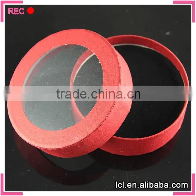 Custom paper gift packaging box, low price gift paper round box