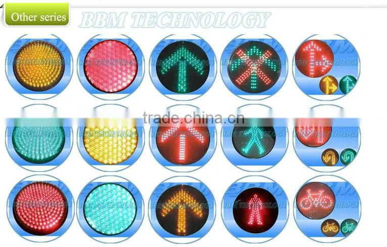 200mm Green arrow traffic separation light hot sale