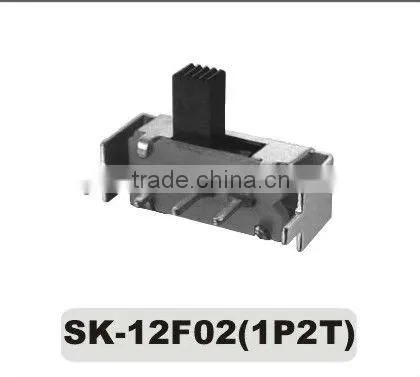3 pin 1p2t mini slide switch Sk-12F02(1P2T)
