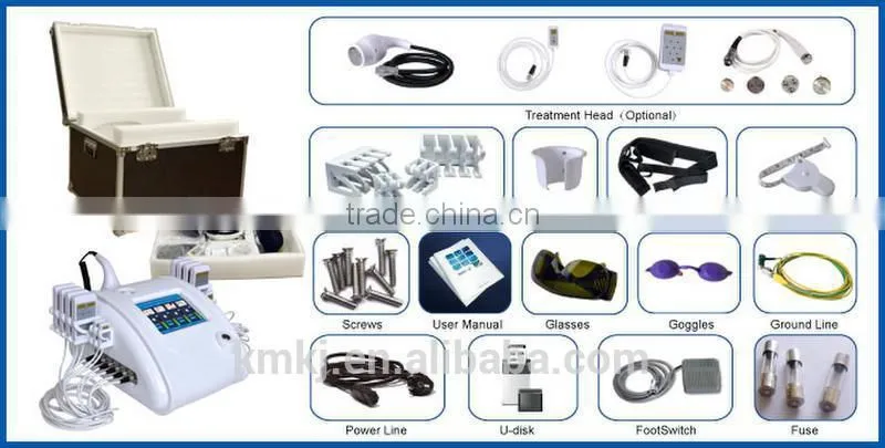 Super 12 pads portable medical laser equipment with hot promotion (CE ISO BV TUV)