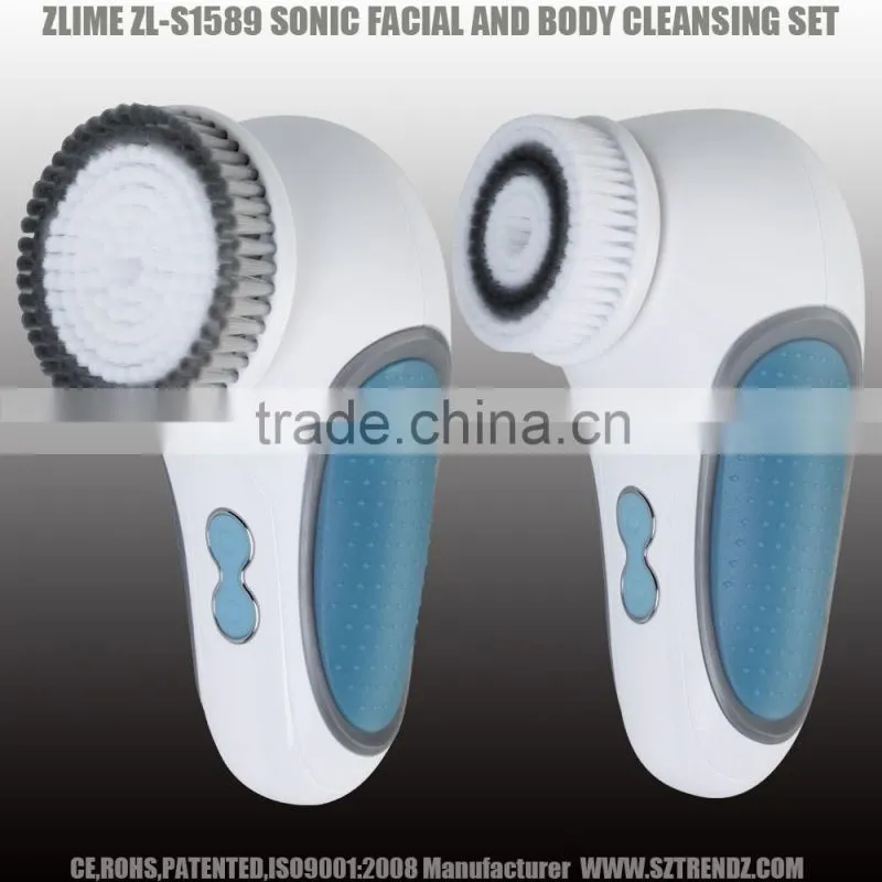High Frequency Waterproof 2Clear Sonic Faciall Brush Machine