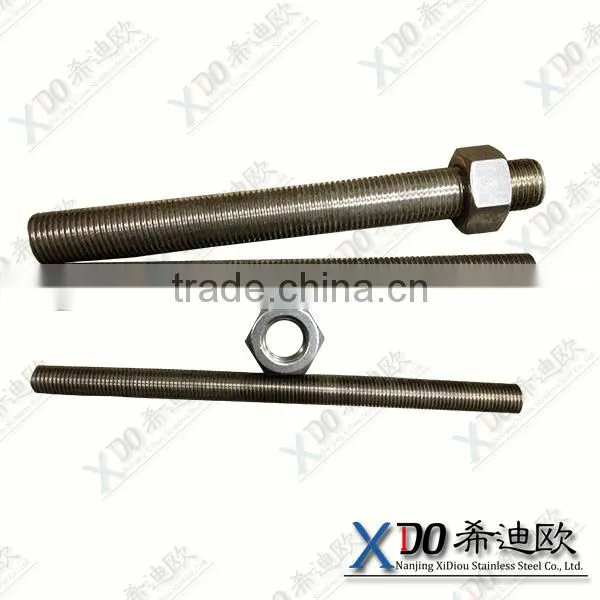Inconel601 high strength hardware fastener din standard stainless steel hexagon nut din 934