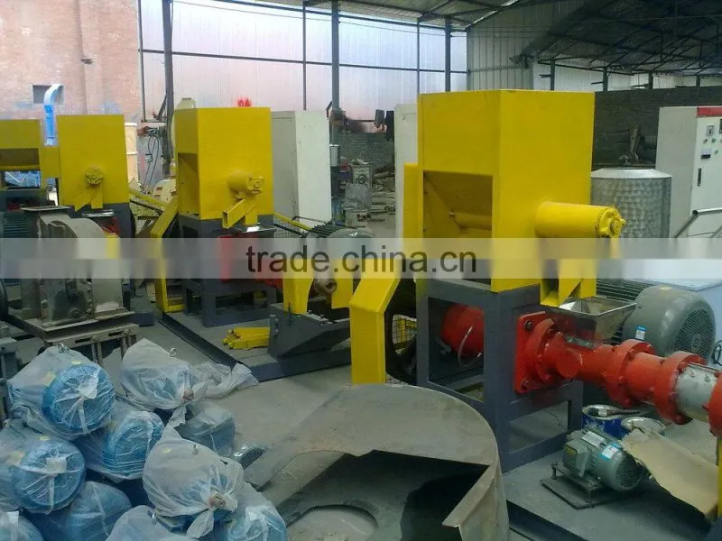Super floating fish feed pellet machine/fish feed pellet extruder machine