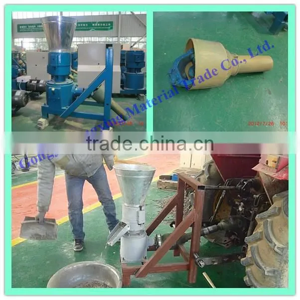 easy operation wood pellet machinery connect with tractor