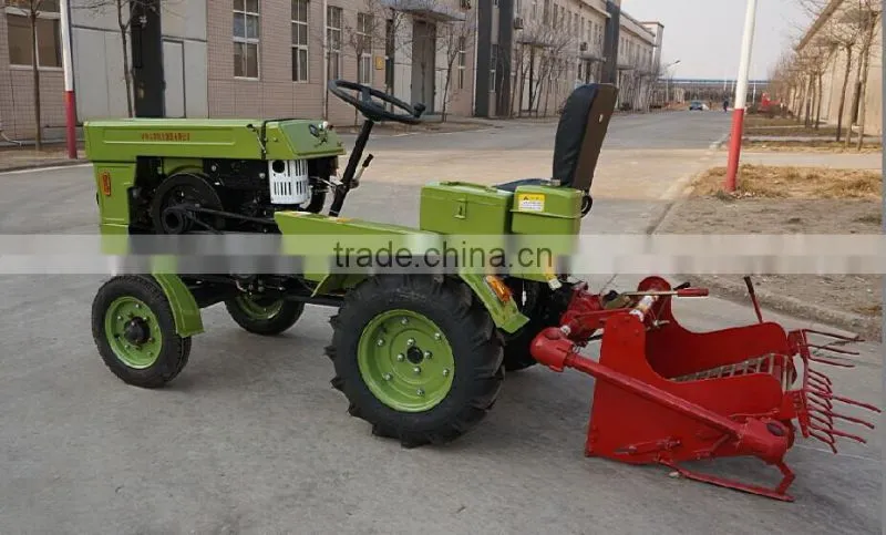 12HP Mini Four Wheel Tracto/Farm Tractor with Disc Mower