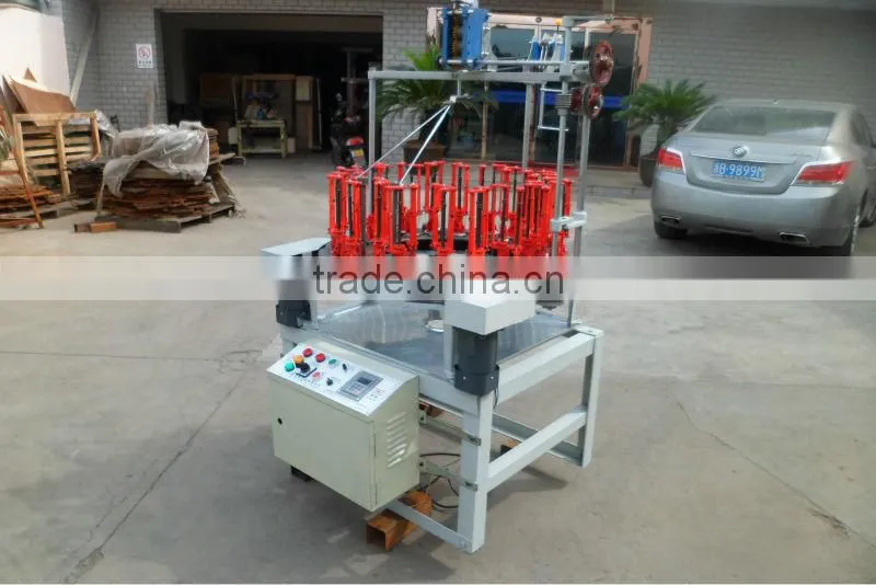 16 spindle Cheap high speed round/flat rope braiding machine