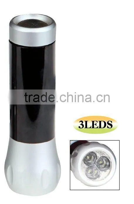 3 LEDs Aluminum Flashlight