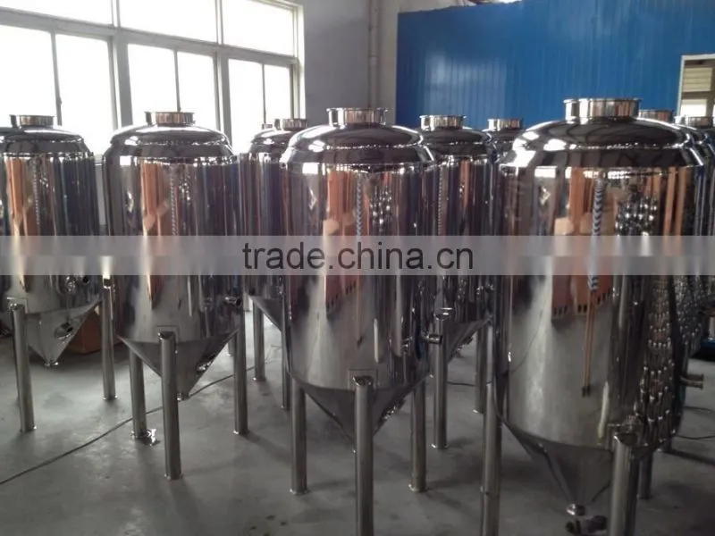 Stainless steel bright beer tank with insulation