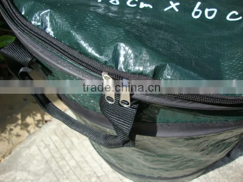 PE pop up bag with cover