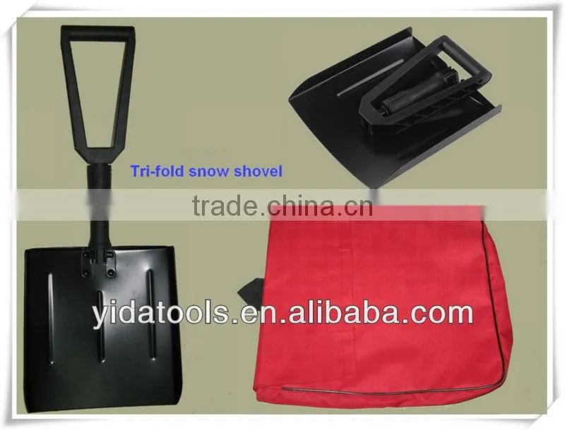 aluminium alloy foldable shovel with nylon
