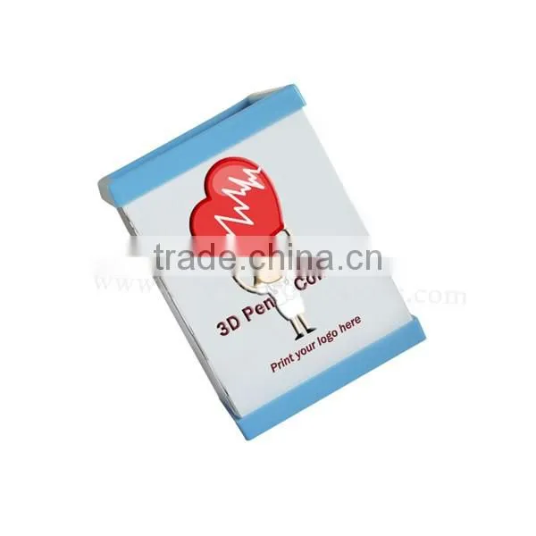 Body Organs 3D Embossed Plastic Custom Pen Holder