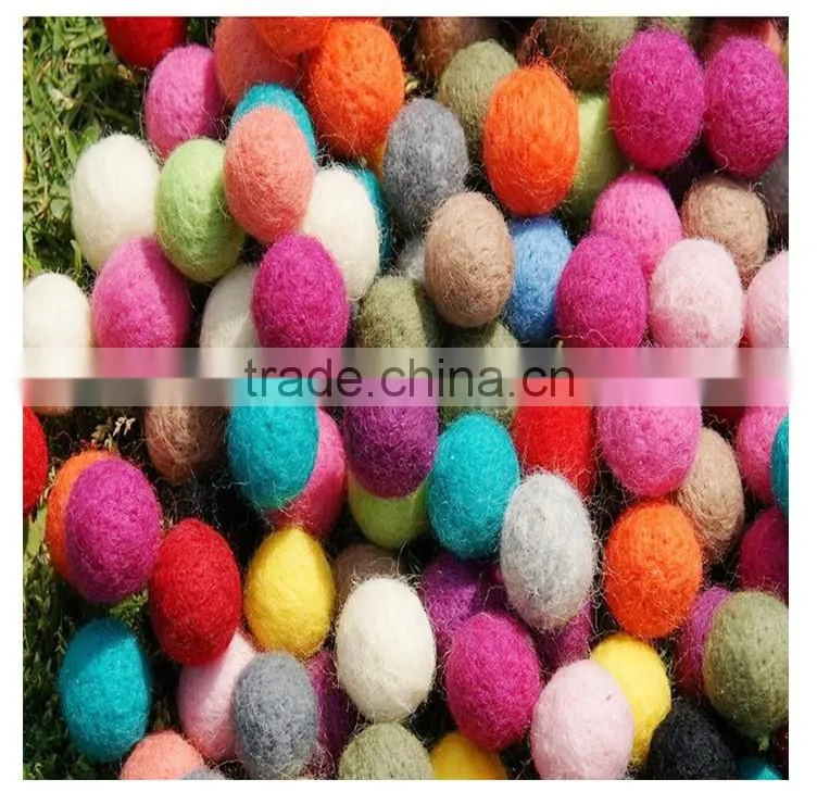 2016 Christmas decoration wool felt balls