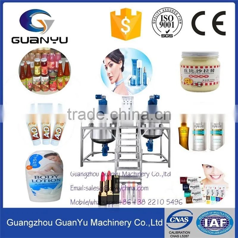 Laundry soap emulsifying machine,liquid soap homogenizing mixer,daily chemcial equipment