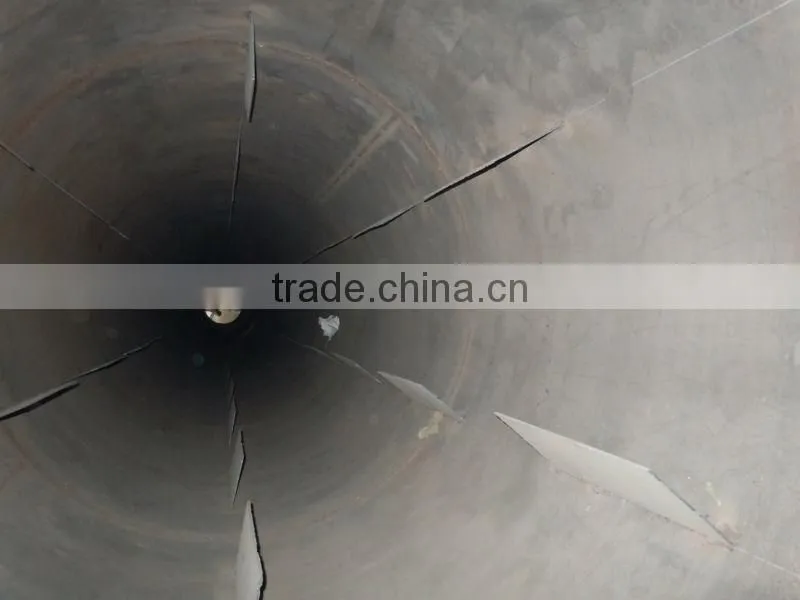 industrial hot air flow sawdust rotary dryer
