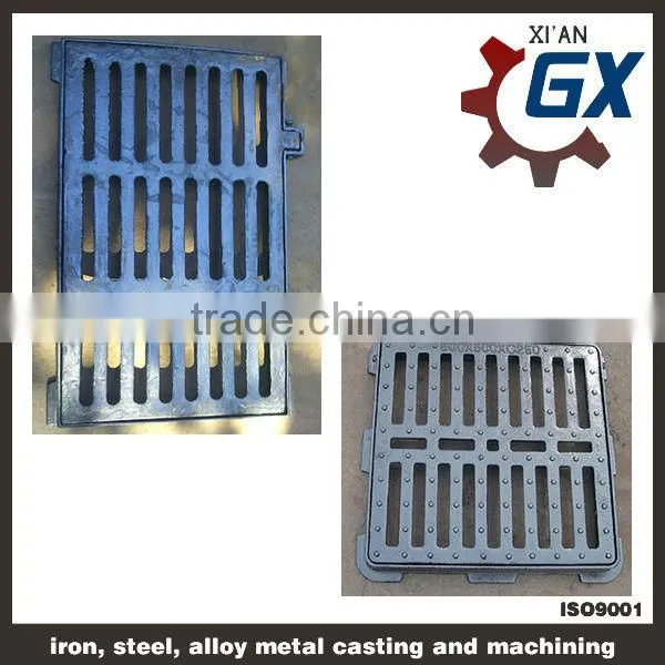 asphalt painted BS EN124 catch basin grates