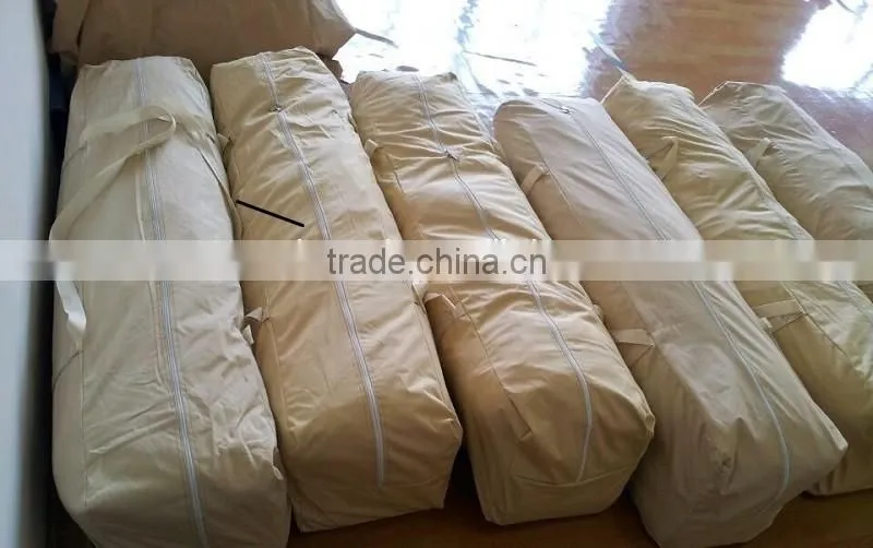 Beige Color Customized Tulip Bell Tents Camping Cotton Canvas Bell Tent
