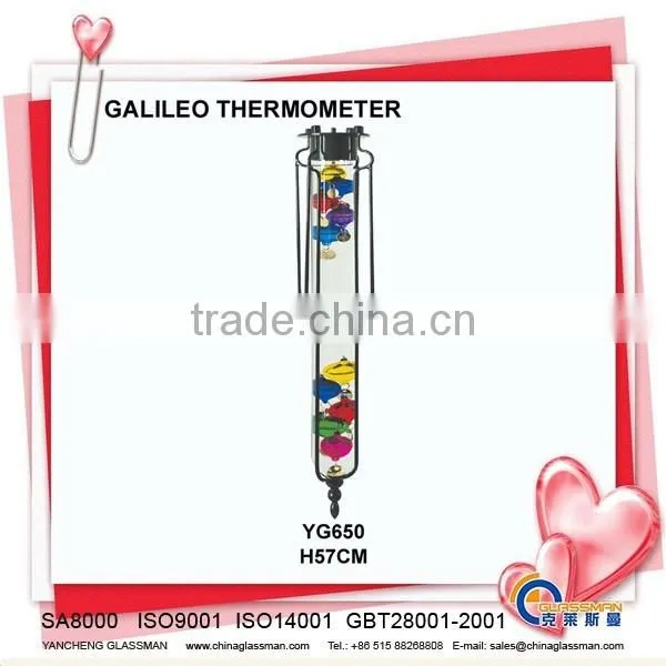 YG650 outdoor galileo thermometer