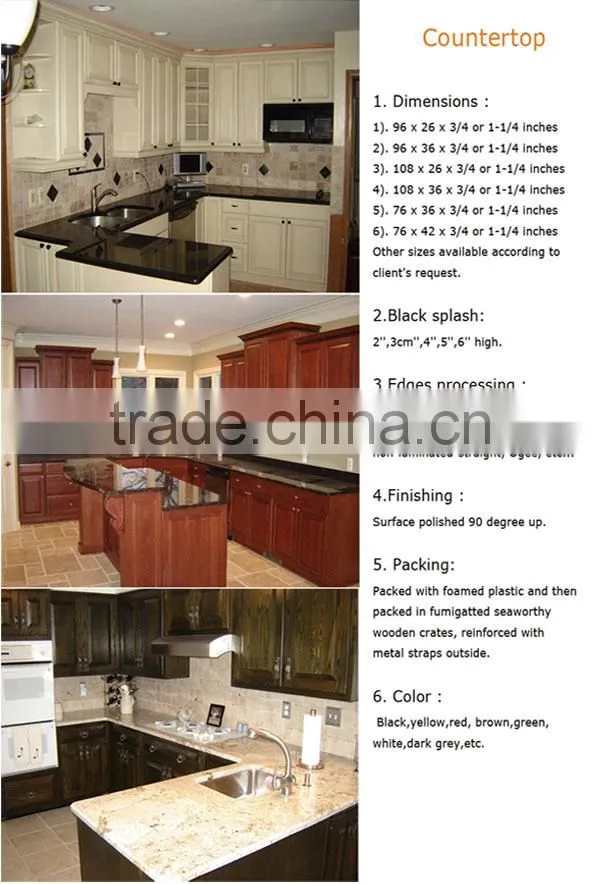 Newtar custom prefab granite bathroom countertop