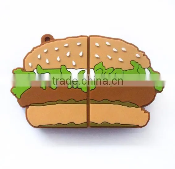 OEM factory customized biscuit creative design pvc USB Flash Drives